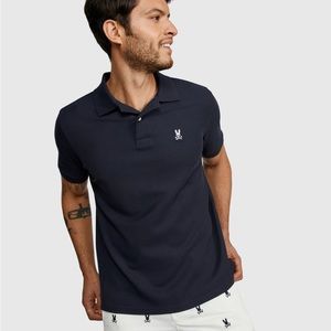 Psycho Bunny Classic Short Sleeve Solid Polo Shirt